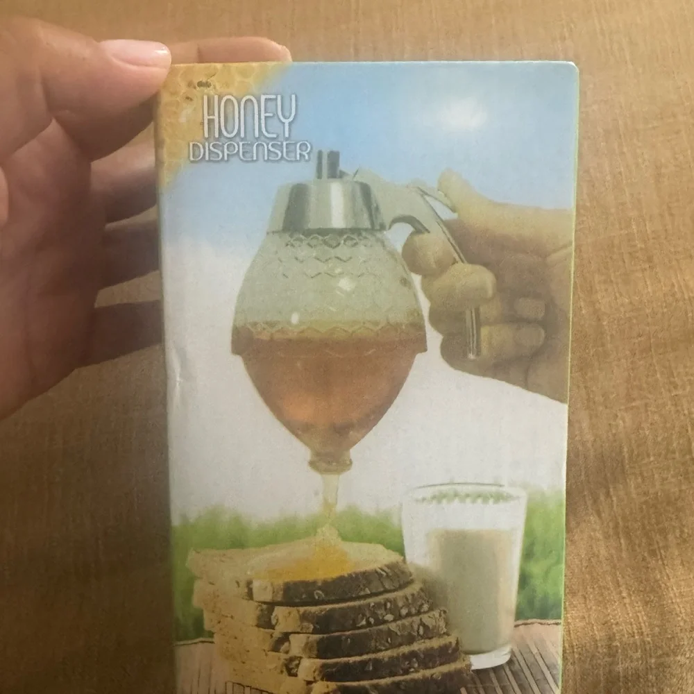 Silver‎ and Clear Honey Dispenser - Picture 6 of 7